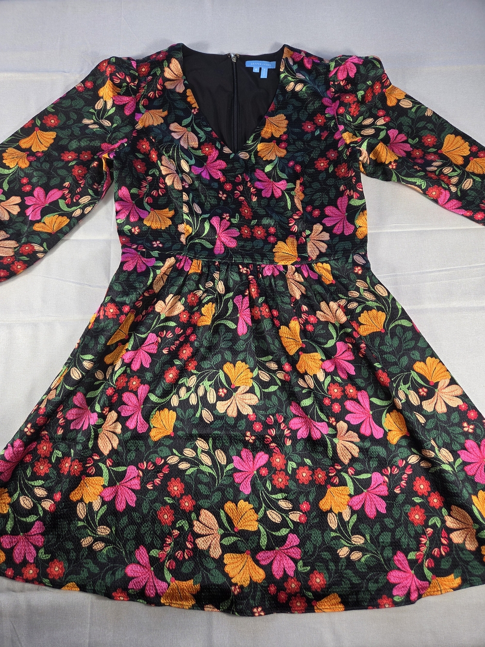 Draper James Floral Fit & Flare Dress Size 6